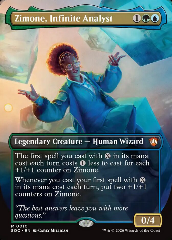 Zimone, Infinite Analyst