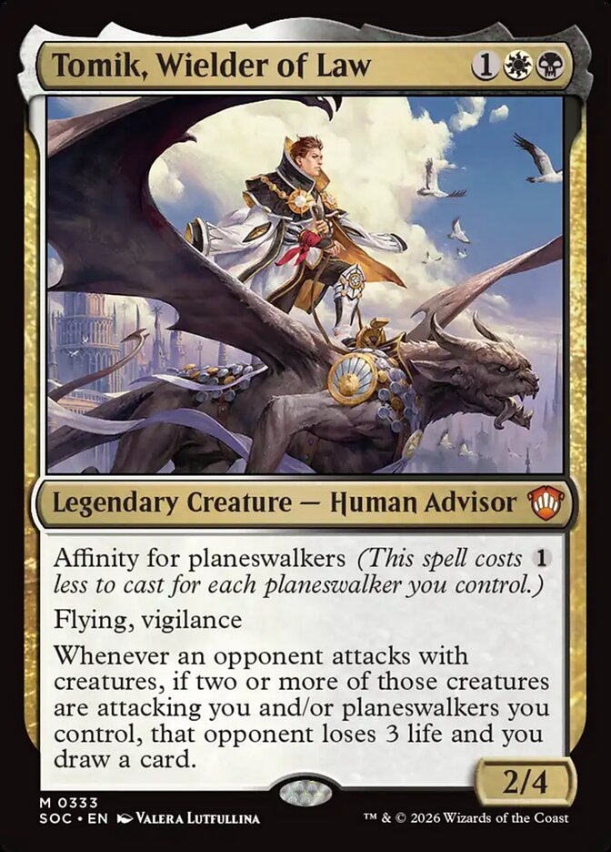 Tomik, Wielder of Law