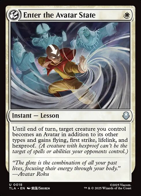 Enter the Avatar State
