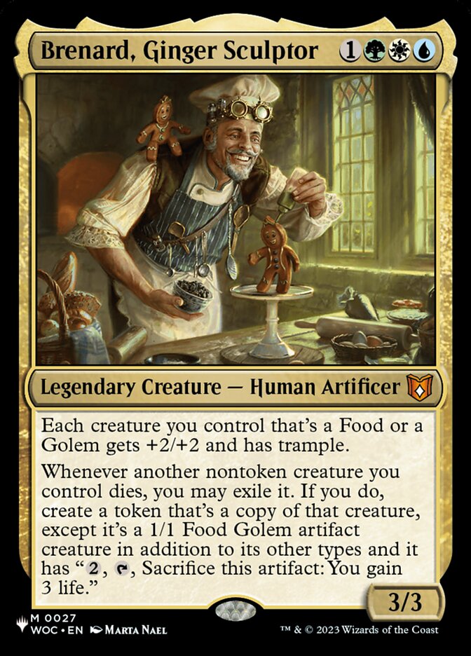 Brenard, Ginger Sculptor
